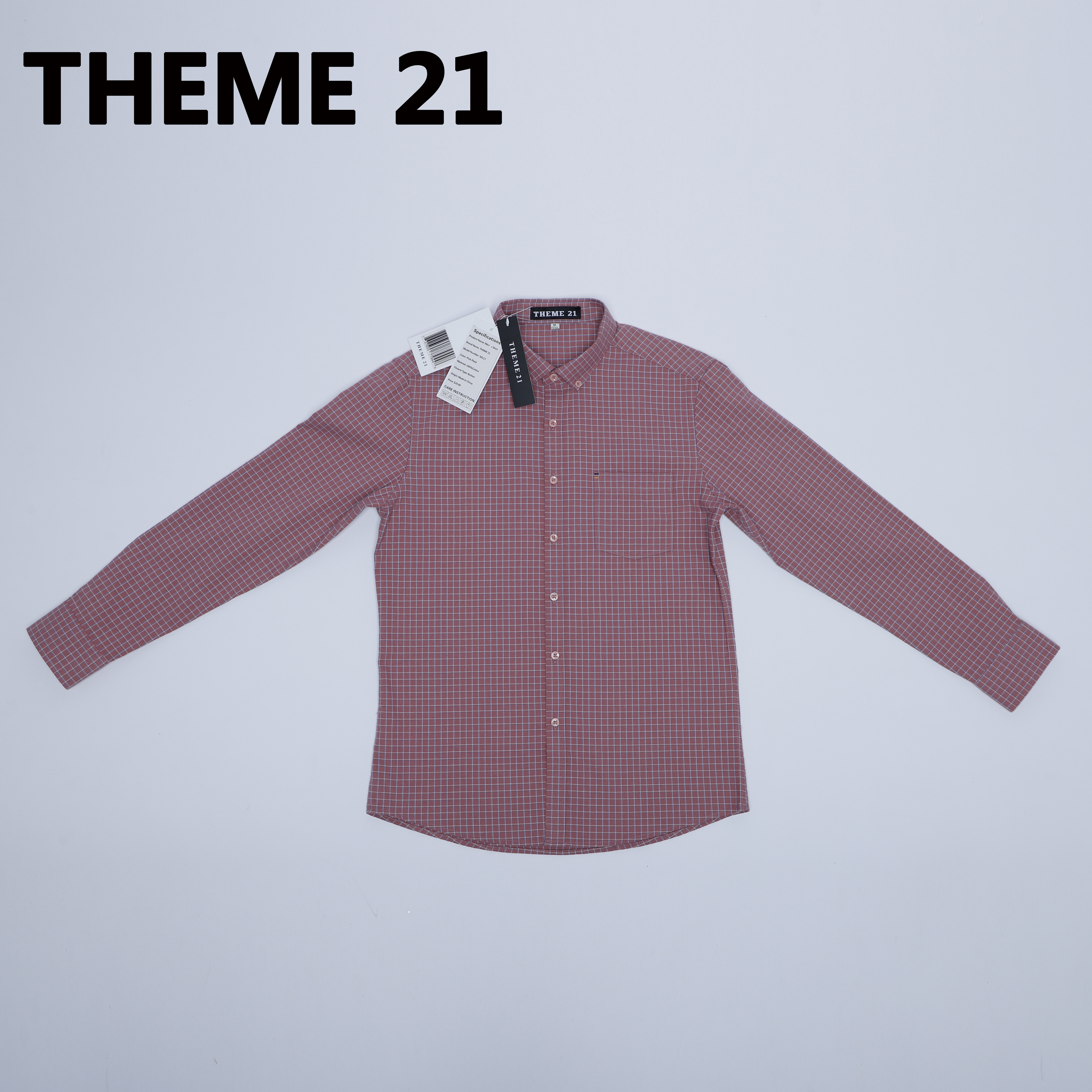 THEME 21 Men’s Cotton Shirts for Spring Fall of 2022