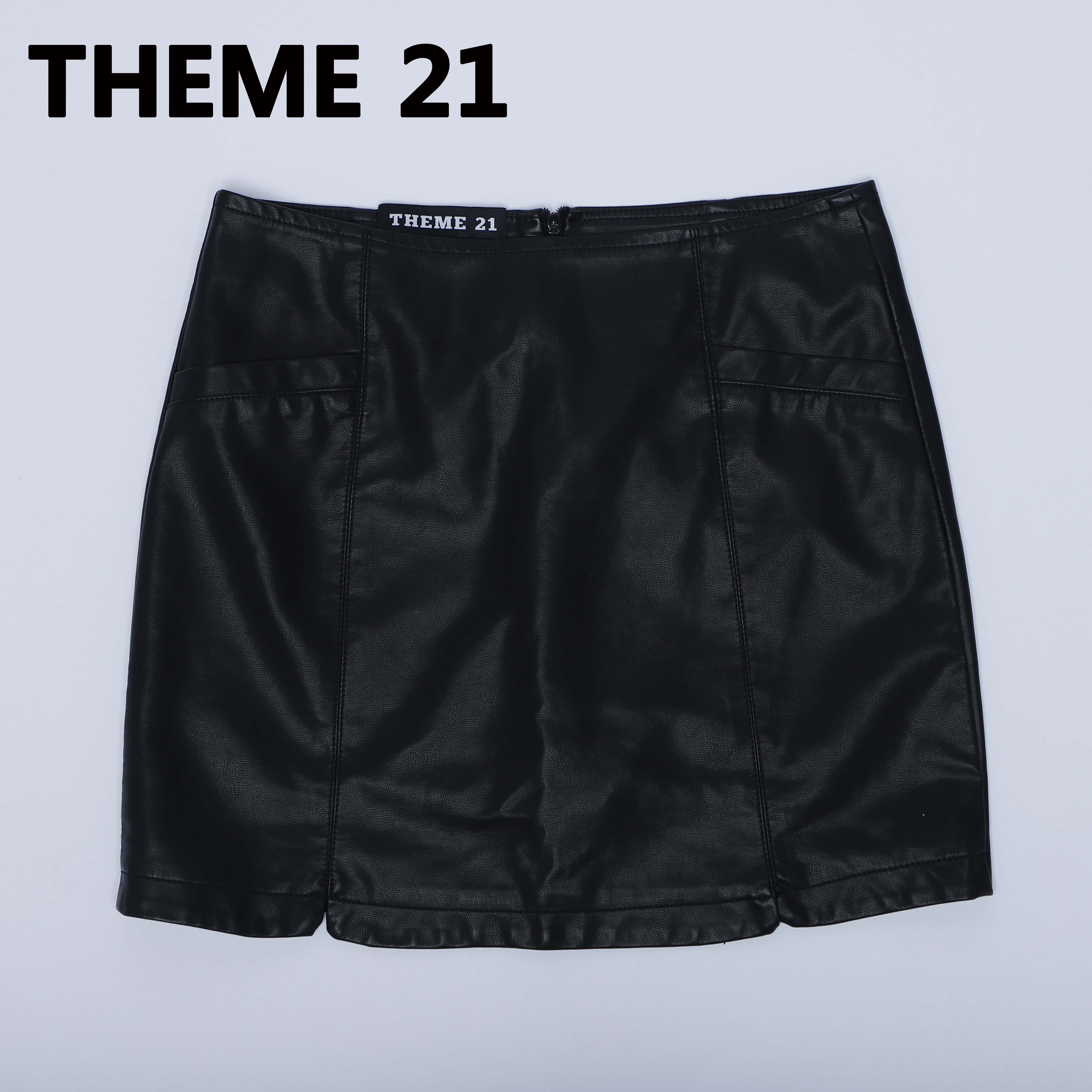 THEME 21 Ladies Pu Leather Skirts for Spring Fall of 2022